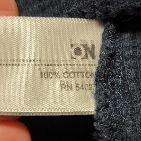 Old Navy Waffle Pull Over LS Navy Tee New York 84 - Size XL - Picture 5 of 5
